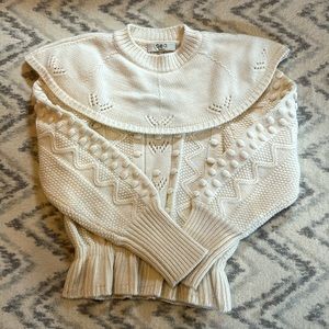 Sea New York wool portrait collar sweater